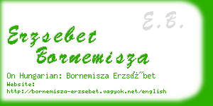 erzsebet bornemisza business card